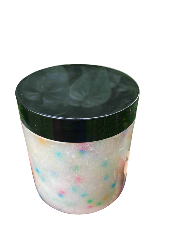 Luxurious Birthday cake champagne bikini scrub