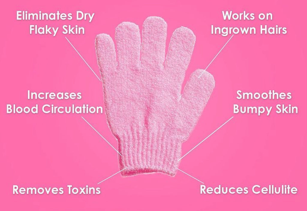 Luxurious Body exfoliating glove - Luxurious Glamour Bar